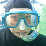 snorkler med maske og dragt